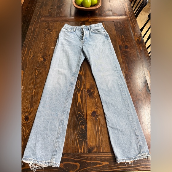 Agolde Denim - Agolde Lana Classic Denim Straight Leg Jeans